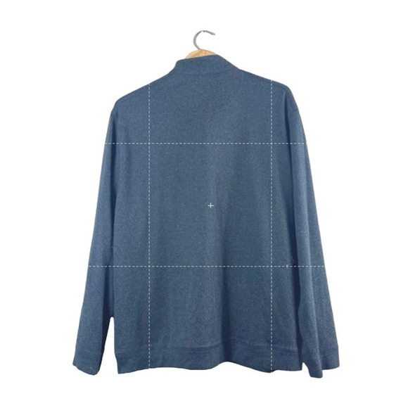 Men's Gray Quarter Zip Greg Norman Sweater XL - Picture 3 of 6